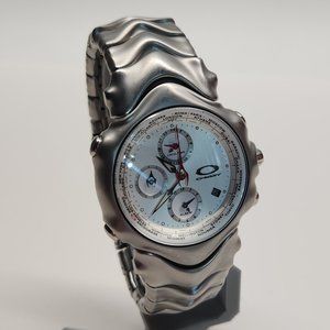 Oakley GMT watch Honed with White face 10-140